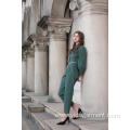 Women's Green Army Jacket and Trousers